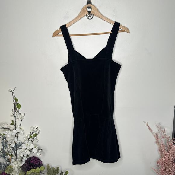 KILLSTAR Griselda Double Breasted Corduroy Mini Dress Black Sz M {G35} - Picture 4 of 6